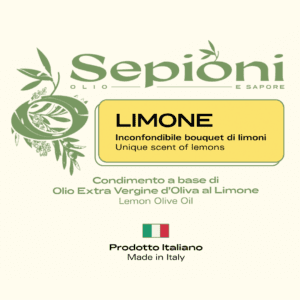 Condimento di Olio Extra Vergine d’Oliva al Limone